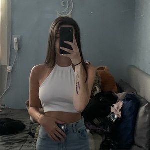 COPY - white halter top